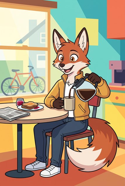 Cartoon style